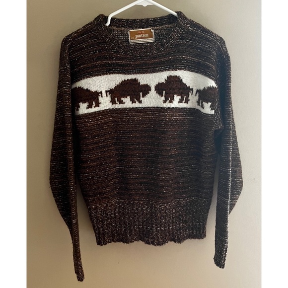 Sweaters Vintage Buffalo Crew Neck Sweater Made In Usa Poshmark